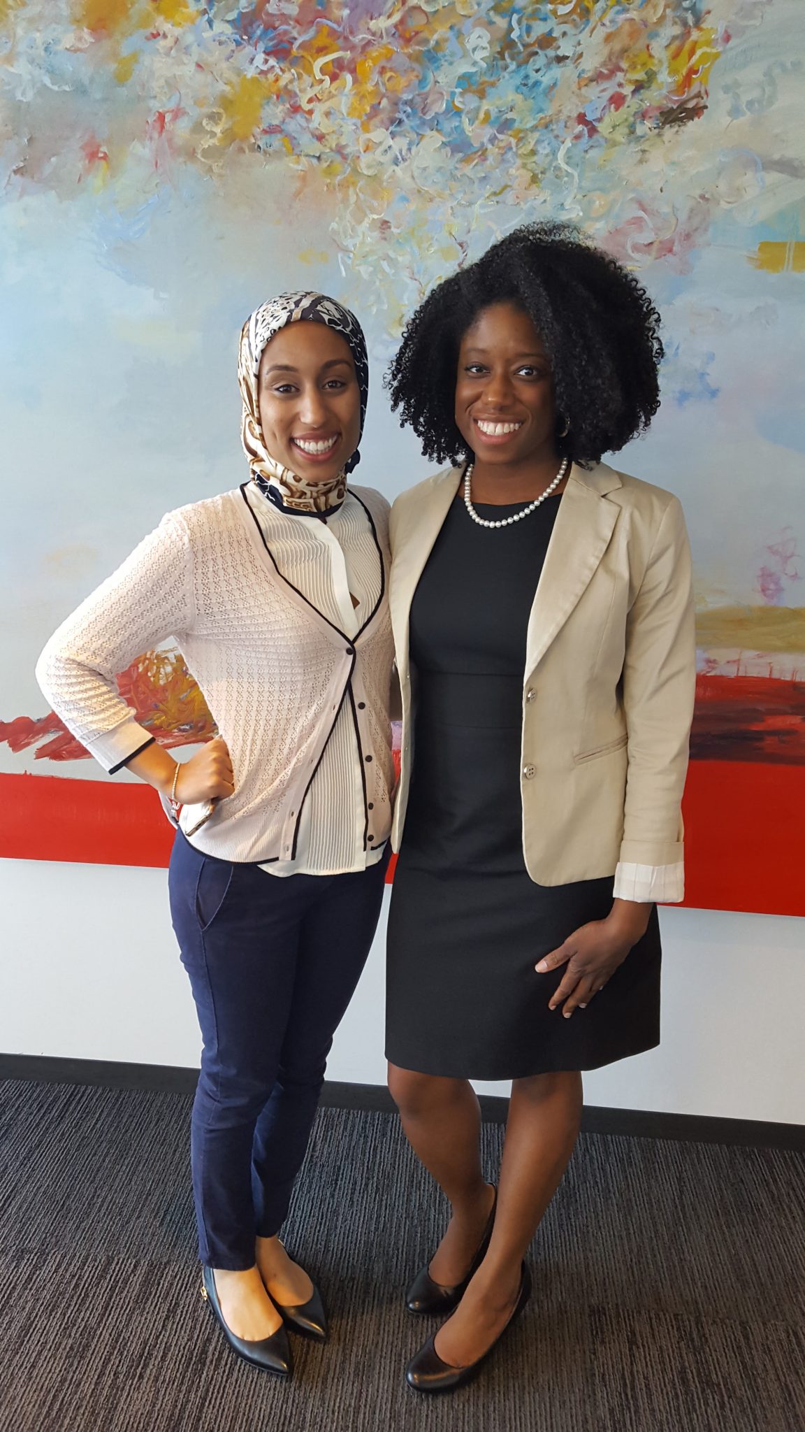 Noura Liben (MBAP 2016) and Yulani Smith (MBAP 2016 & PD 2016)