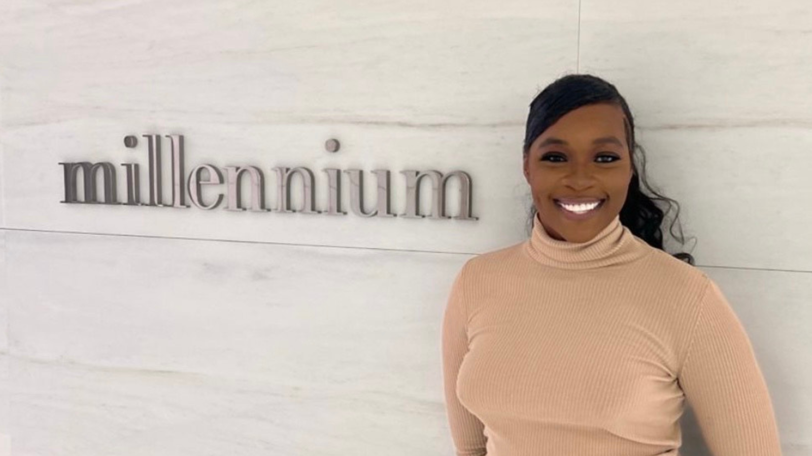 Maxine Ezenwa at Millennium Management’s New York City office.